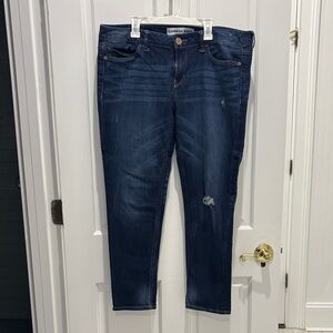 Express Midnight Blue Boyfriend Size 10 Jeans